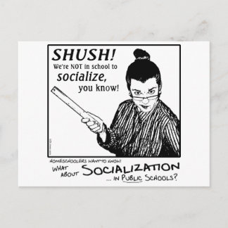Geen socialisering! briefkaart