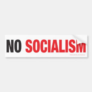 GEEN SOCIALISME! BUMPERSTICKER