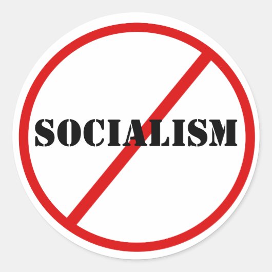 GEEN SOCIALISME - STICKERS (Voorkant)