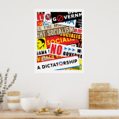 Geen socialistische propaganda poster (Keuken)