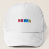 Geen Spam Periodieke Tabel Trucker Pet (Voorkant)