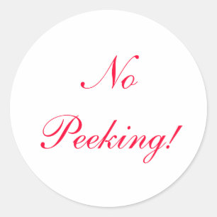 GEEN SPIEKEN! labels - stickers