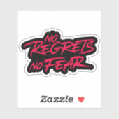 Geen spijt sticker (Vel)