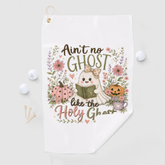 Geen spook zoals de Heilige Geest Spoky Leraar Golfhanddoek