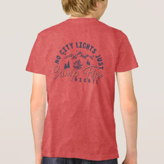 Geen stadslichten, alleen kampvuurnachten Tri-Blend shirt
