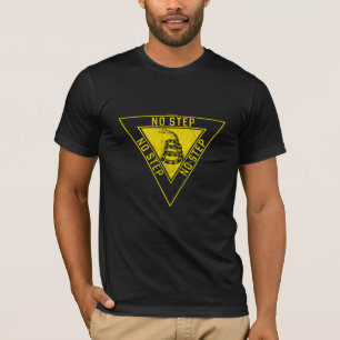 GEEN STAP GADSDEN SNAKE MILITAIRE LUCHTVAARTSTYL T-SHIRT