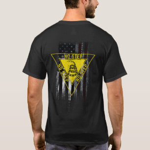 GEEN STAP GADSDEN SNAKE VLIEGTUIG AMERICAN FLAG T-SHIRT