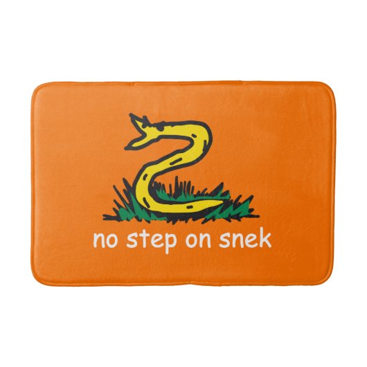 Geen stap in de richting van gadsden parody SnekRi Badmat (Voorkant)