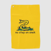 Geen stap in de richting van gadsden parody SnekRi Golfhanddoek (Voorkant)