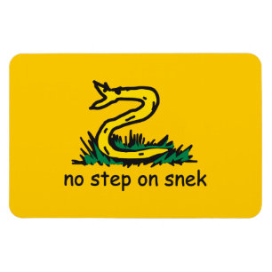 Geen stap in de richting van gadsden parody SnekRi Magneet