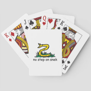 Geen stap in de richting van gadsden parody SnekRi Pokerkaarten