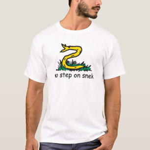 Geen stap in de richting van gadsden parody SnekRi T-shirt
