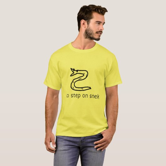 Geen stap op het Shirt van Snek (Voorkant volledig)