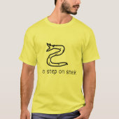 Geen stap op het Shirt van Snek (Voorkant)