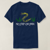 Geen stap op Snek (3) T-shirt (Design voorkant)