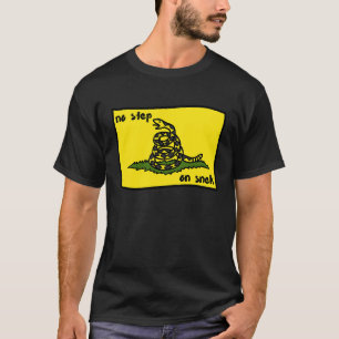 Geen stap op Snek Gadsden Flag Meme T-shirt
