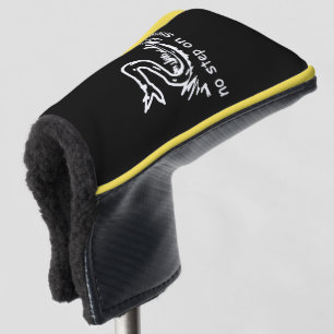 Geen stap op snek memes Gadsden parodie SnekRight Golfheadcover