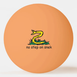 Geen stap op snek memes Gadsden parodie SnekRight Pingpongballen