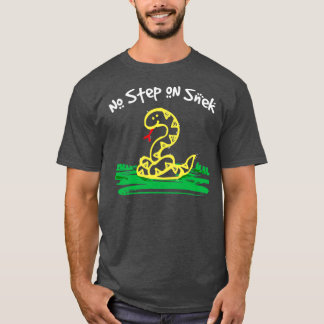 Geen stap op Snek Snake Dierenvrienden Cool Funny T-shirt