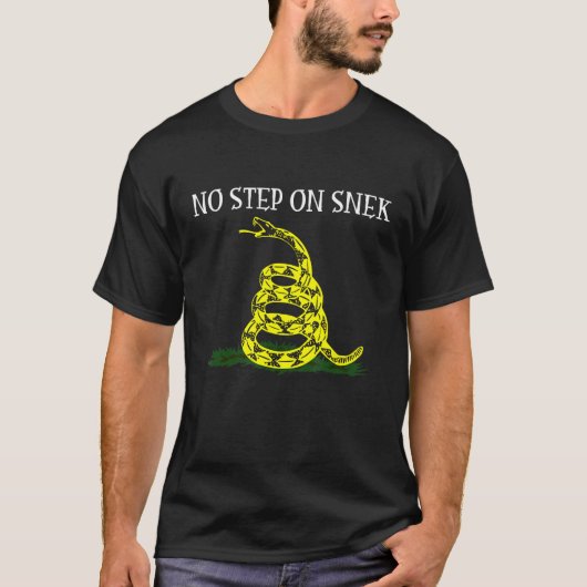 Geen stap op Snek T-shirt (Voorkant)