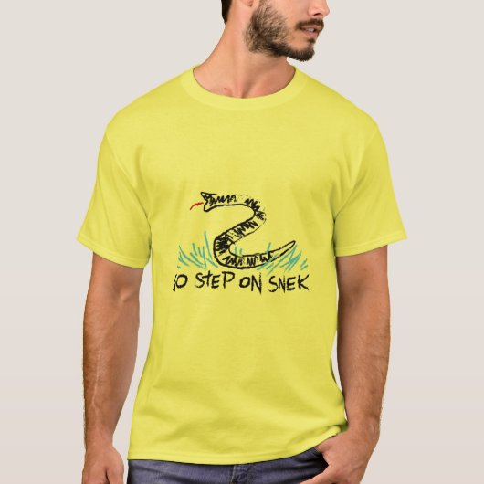 Geen stap op Snek T-Shirt (Voorkant)