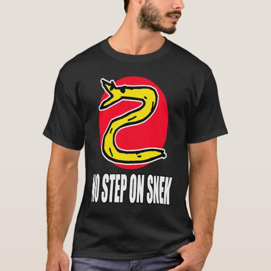 Geen stap op Snek T-shirt (Voorkant)