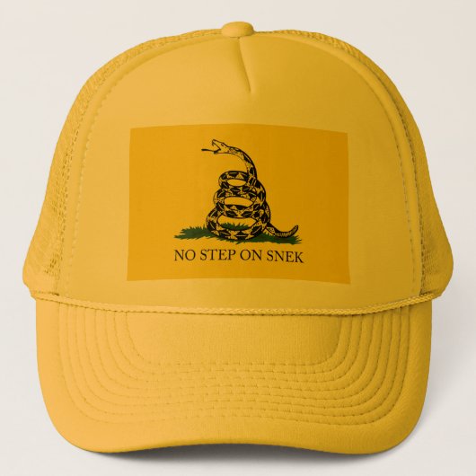 GEEN STAP OP SNEK Trucker Hat Pet (Voorkant)