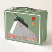 GEEN STAP TERUG! Metal Lunch Box (Achterkant)