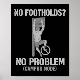 Geen steunpunten Geen probleem Campus Mode Klimont Poster
