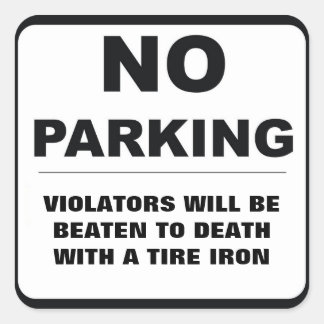 Geen Sticker parkeren