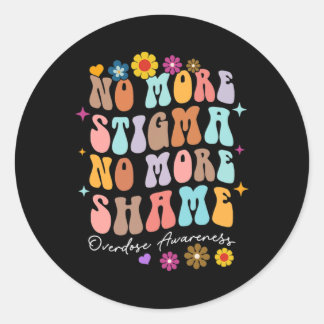 Geen stigma en schaamte meer herstelt het bewustzi ronde sticker