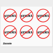 Geen stigma grote Sticker (Vel)