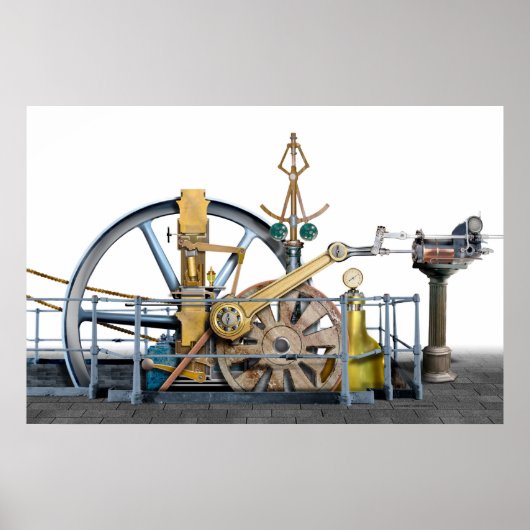 Geen stoommachine ... poster (Voorkant)