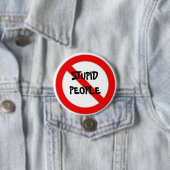 Geen stoute mensen Button (In situ)