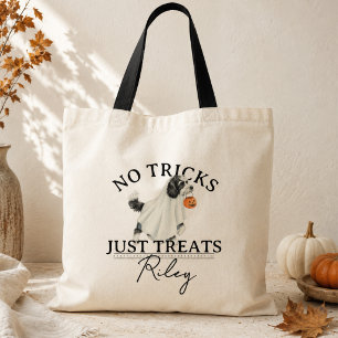 Geen Streken Alleen Grappige Grap Geest Hond Hallo Tote Bag