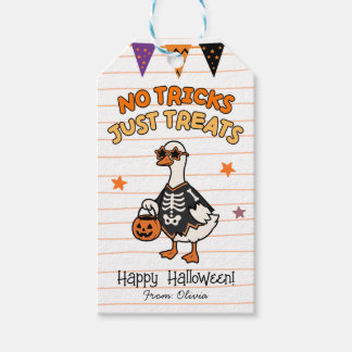 Geen Streken Alleen Snoepjes Halloween Favor Tags Cadeaulabel