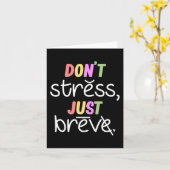 Geen stress op dyslexie Bewustzijnsstoornis Therap Kaart (Gele Bloem)