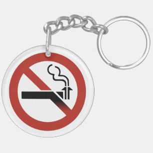 Geen subducerende Logo-acryl Sleutelhanger