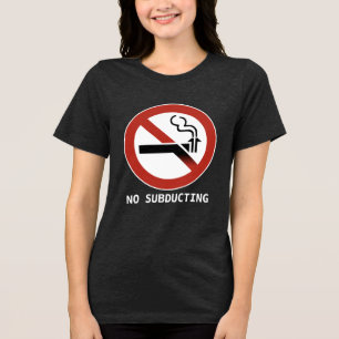 Geen Subductie Logo Tri-Blend Shirt