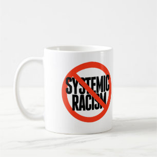 Geen systematische racisme koffiemok