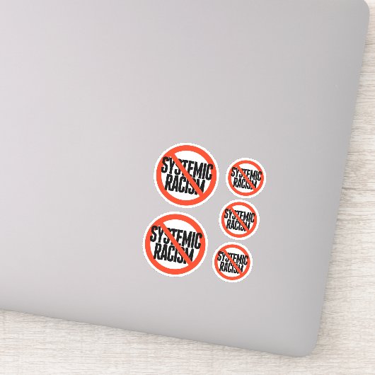 Geen systematische racisme sticker (Detail)