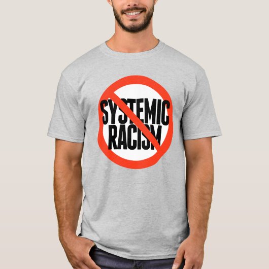 Geen systematische racisme t-shirt (Voorkant)