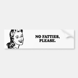GEEN T-shirt GEVOELIG Bumpersticker