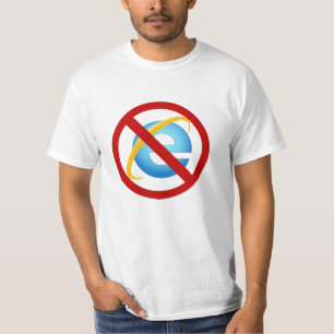 Geen T-Shirt van Internet Explorer (vaste aanteken