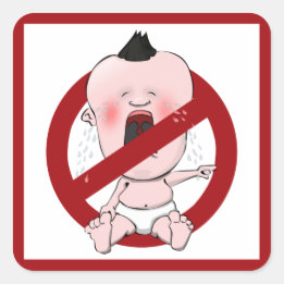 GEEN TATTLE TALES - GEEN VERKLIKKERS VIERKANTE STICKER