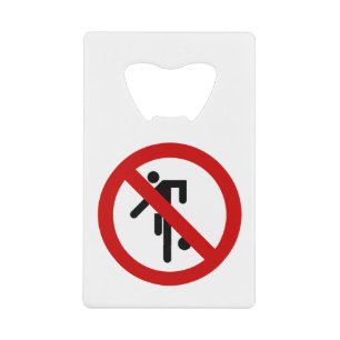 GEEN Teken ⚠ van het Park van Balspels ⚠ Thais Kredietkaart Flessenopener