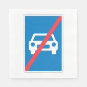 Geen tekens servet (Voorkant)