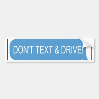 Geen tekst en station bumpersticker