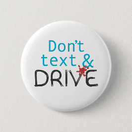 Geen tekst en station Buttonnen Ronde Button 5,7 Cm