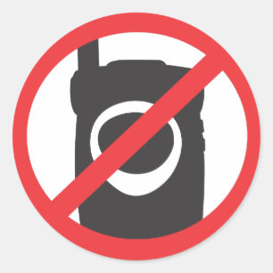 Geen telefoon zone Sticker